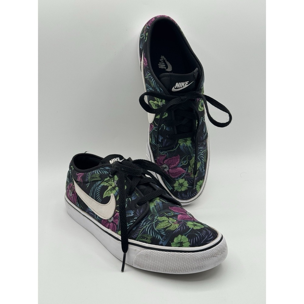 Nike Toki Low Mens Size 8 Shoes Floral Textile Hawaiian Sneakers 631697-011 - Picture 8 of 13